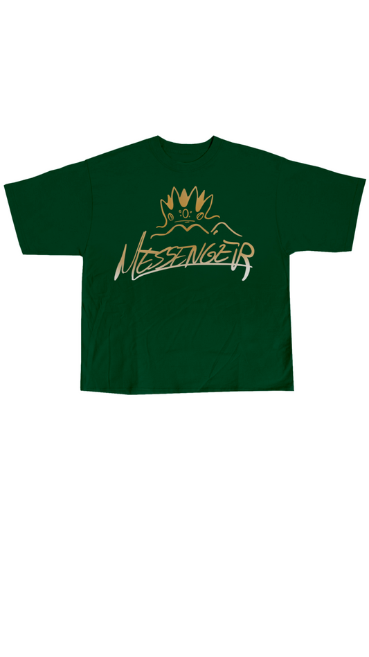 Forest Green Messenger T-Shirt